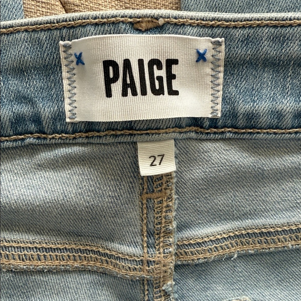 PAIGE Sky Blue Ankle Jeans for Women - Picture 2 of 11